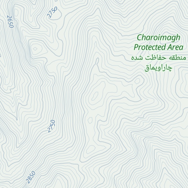 Map of Kūh-e Qashqādāghī