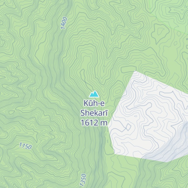Map of Kūh-e Shekarī