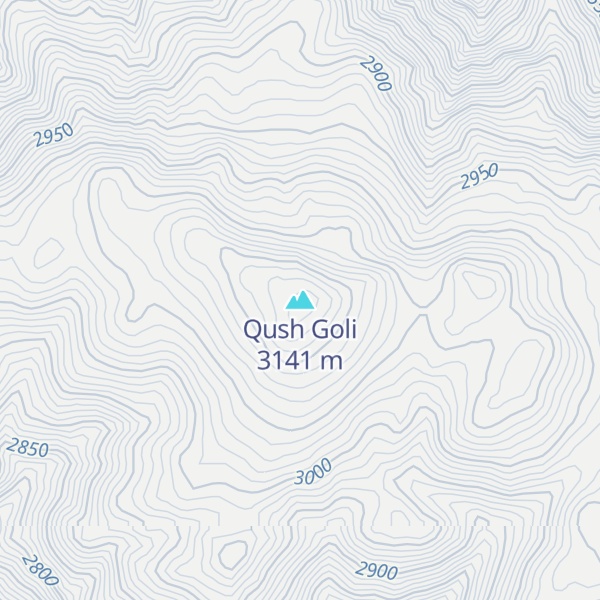 Map of Qush Goli