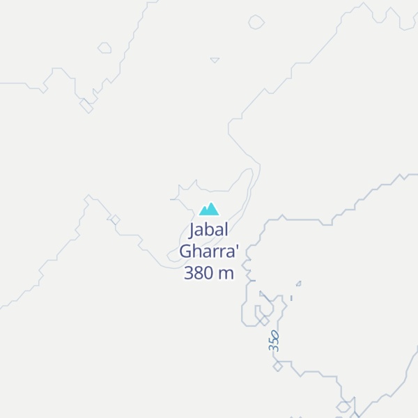 Map of Jabal Gharra'