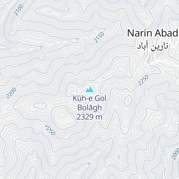 Map of Kūh-e Gol Bolāgh