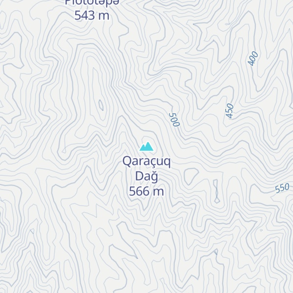 Map of Qaraçuq Dağ