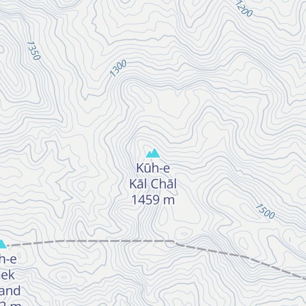 Map of Kūh-e Kāl Chāl