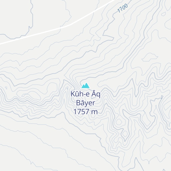 Map of Kūh-e Āq Bāyer