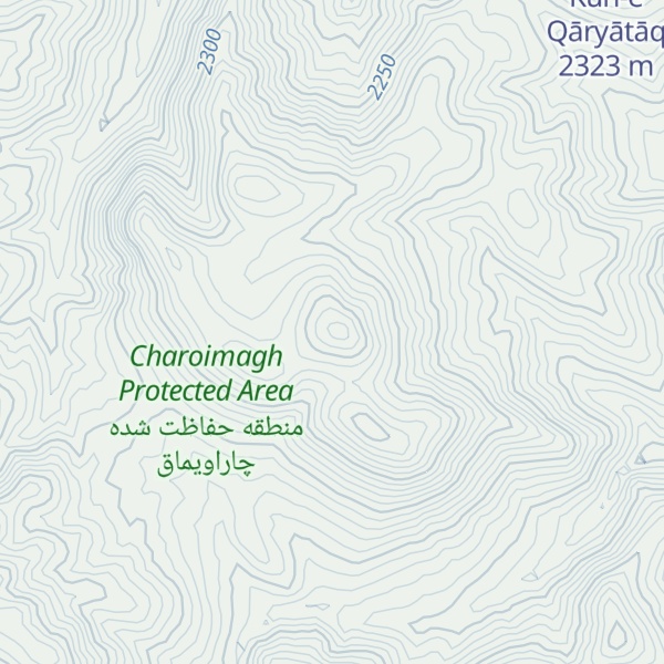 Map of Kūh-e Gavījeh Qal‘eh Dāghī