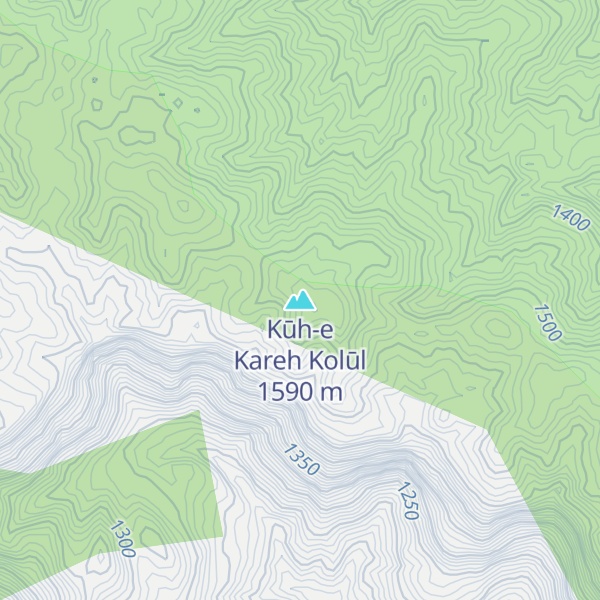Map of Kūh-e Kareh Kolūl