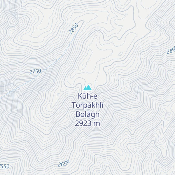 Map of Kūh-e Torpākhlī Bolāgh