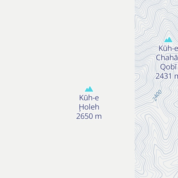 Map of Kūh-e Ḩoleh