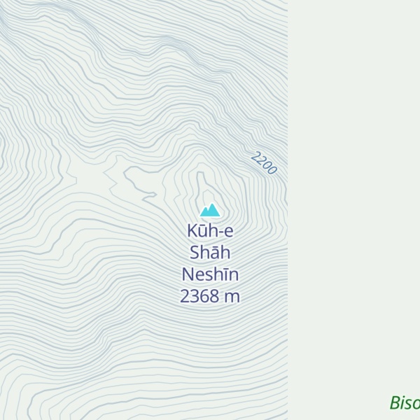 Map of Kūh-e Shāh Neshīn