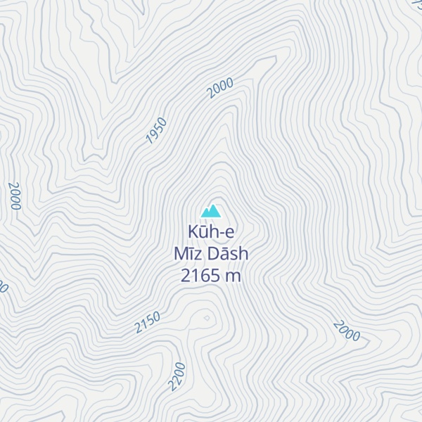 Map of Kūh-e Mīz Dāsh