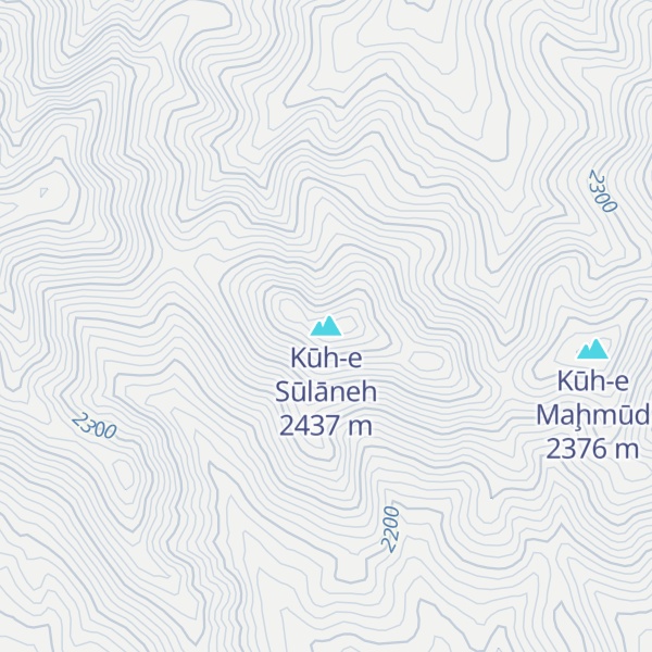 Map of Kūh-e Sūlāneh