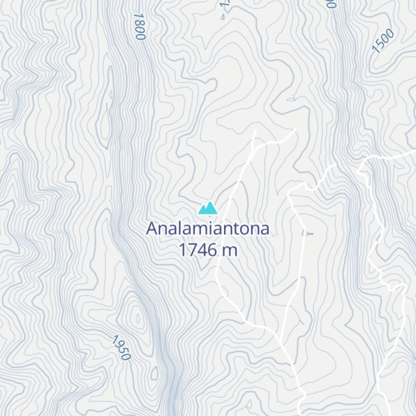 Map of Analamiantona