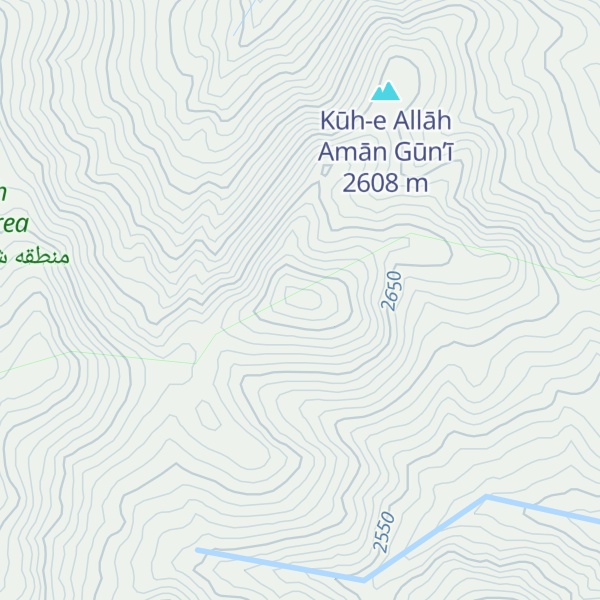 Map of Kūh-e Meh Balī Bījan