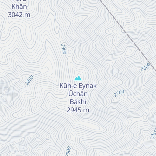 Map of Kūh-e Eynak Ūchān Bāshī