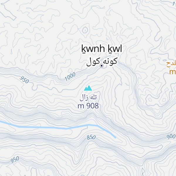Map of تله زال