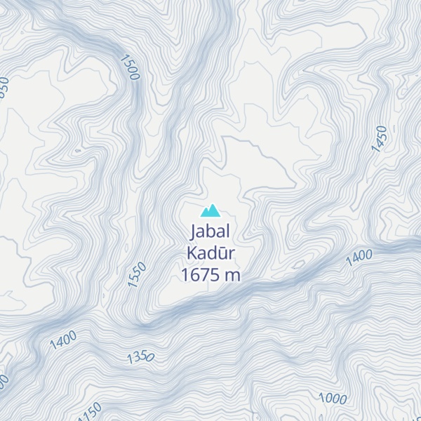 Map of Jabal Kadūr