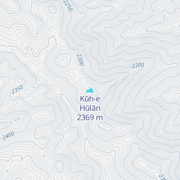 Map of Kūh-e Hūlān