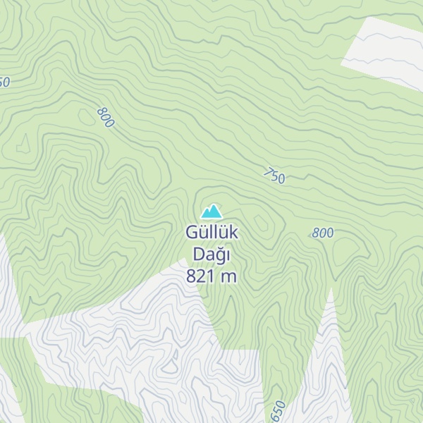 Map of Güllük Dağı