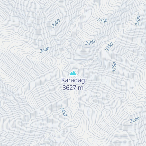 Map of Karadag