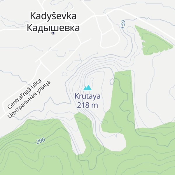 Map of Krutaya