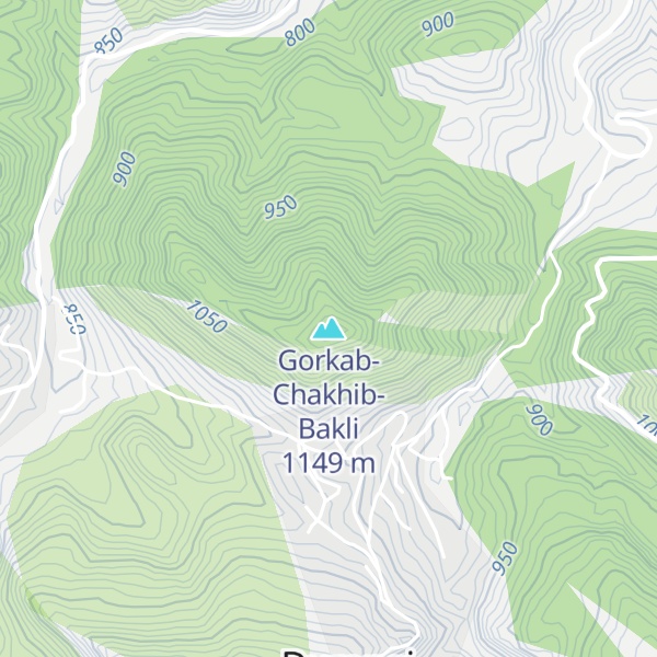 Map of Gorkab-Chakhib-Bakli