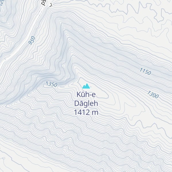 Map of Kūh-e Dāgleh