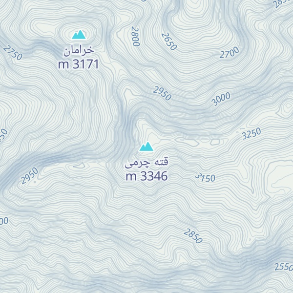 Map of قته چرمی