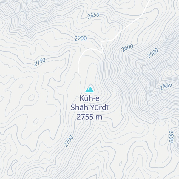 Map of Kūh-e Shāh Yūrdī
