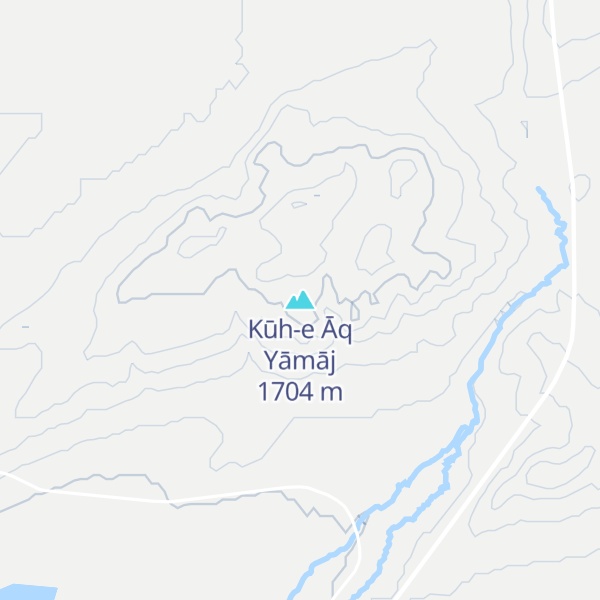 Map of Kūh-e Āq Yāmāj