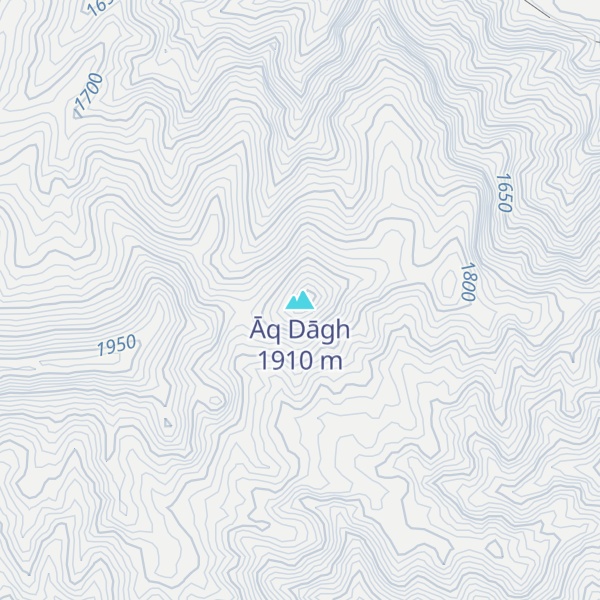 Map of Āq Dāgh