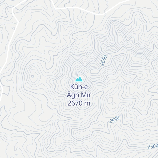 Map of Kūh-e Āgh Mīr