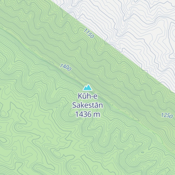 Map of Kūh-e Sakestān