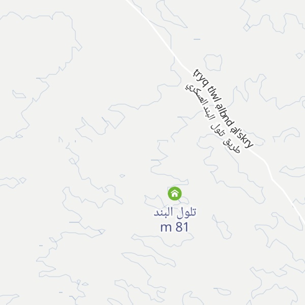 Map of تلول البند