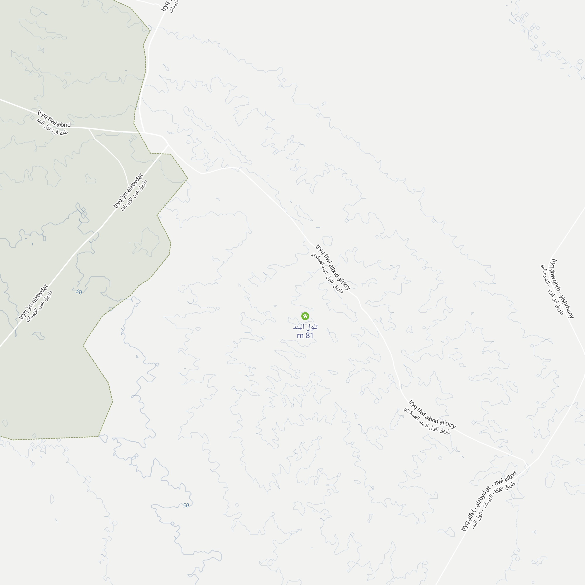 تلول البند map