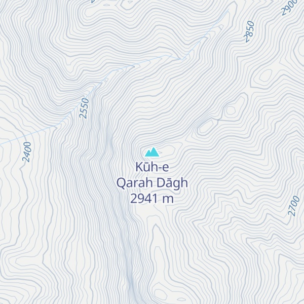 Map of Kūh-e Qarah Dāgh