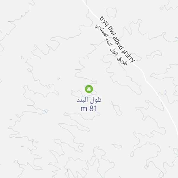 Map of تلول البند