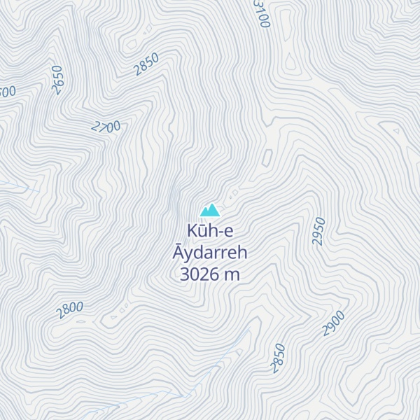 Map of Kūh-e Āydarreh