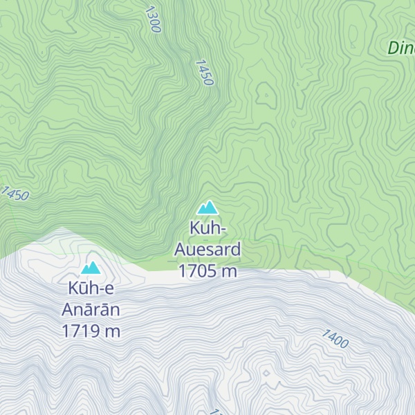 Map of Kuh-Auesard