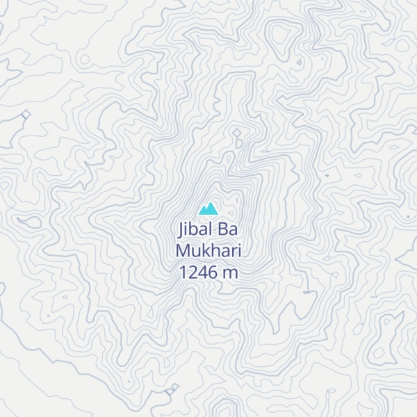Map of Jibal Ba Mukhari