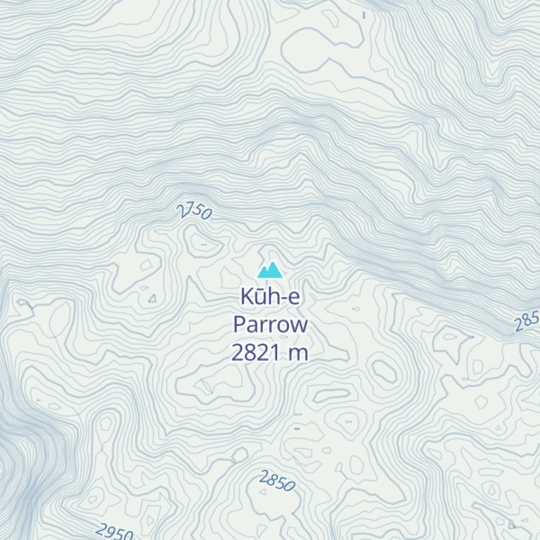 Map of Kūh-e Parrow