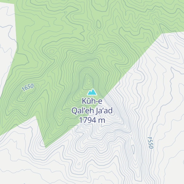 Map of Kūh-e Qal‘eh Ja‘ad
