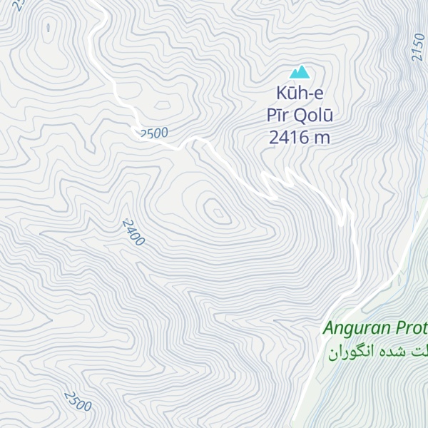Map of Kūh-e Qārqeh Qāyā