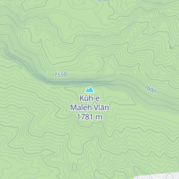 Map of Kūh-e Maleh Vīān