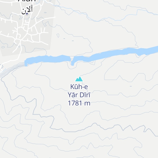 Map of Kūh-e Yār Dīrī