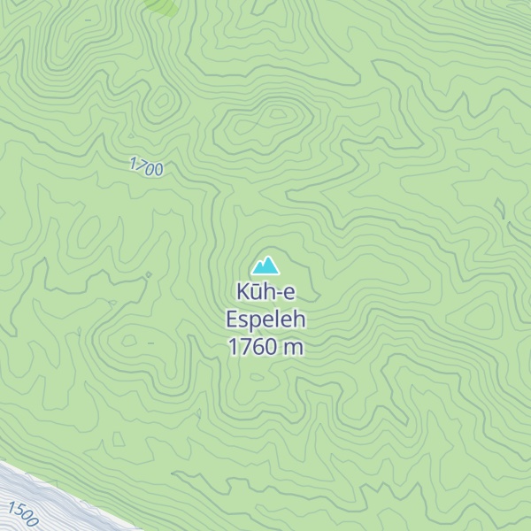 Map of Kūh-e Espeleh