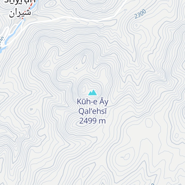 Map of Kūh-e Āy Qal‘ehsī