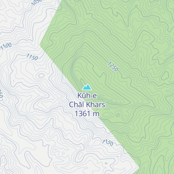 Map of Kūh-e Chāl Khars