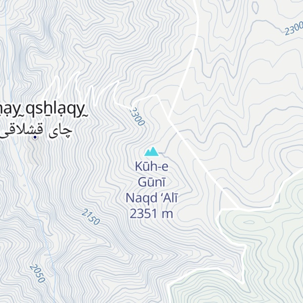 Map of Kūh-e Gūnī Naqd ‘Alī