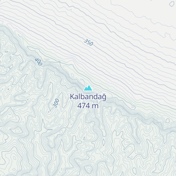 Map of Kalbandağ