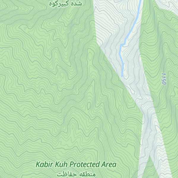 Map of Kūh-e Alanj